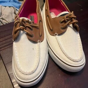 Sperry White Sole Boat Shoes-Size 7.5